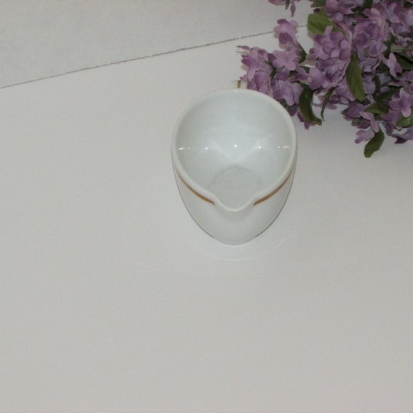 Noritake Fine China Mini Sauce Gravy Boat 2788 Gold Band Vintage Dinnerware - Picture 6 of 9